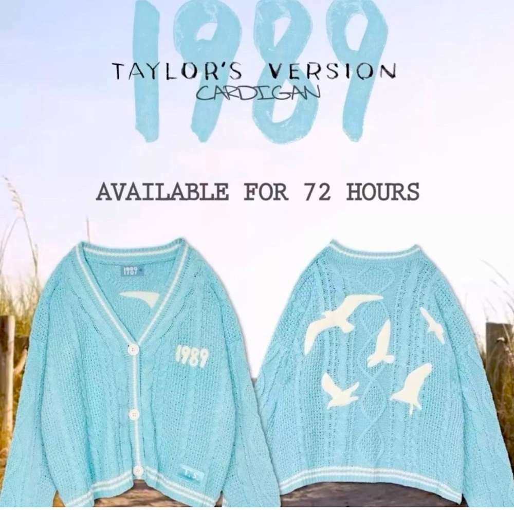 🕊️Taylor swift cardigan authentic 🕊️XS/S 🕊️
